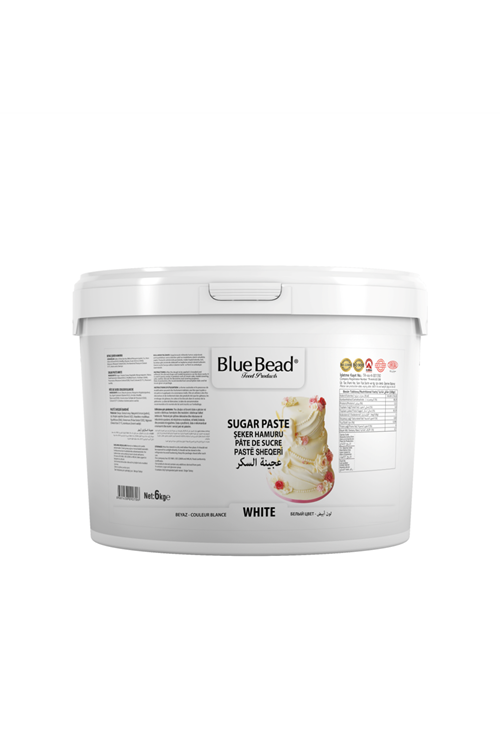 ŞEKER HAMURU BEYAZ 6 KG A++ KALİTE BLUE BEAD