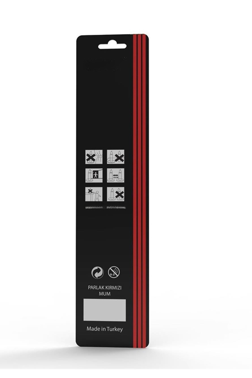 PASTA MUMU KIRMIZI 20CM 7 ADET