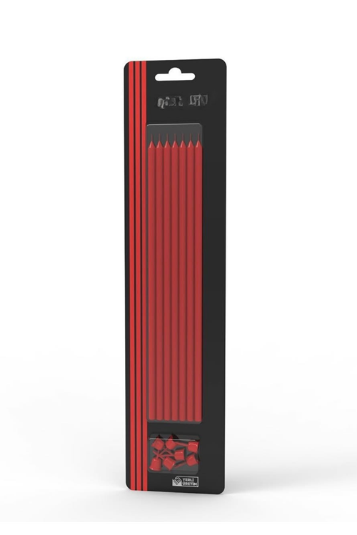 PASTA MUMU KIRMIZI 20CM 7 ADET