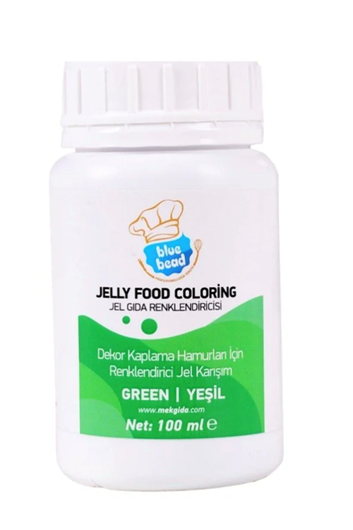 JEL GIDA BOYASI YEŞİL 100 ML BLUE BEAD