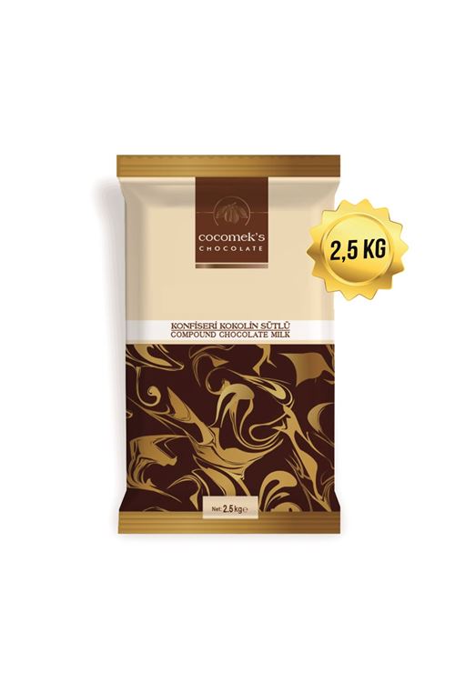 KONFİSERİ SÜTLÜ ÇİKOLATA 2.5 KG COCOMEKS