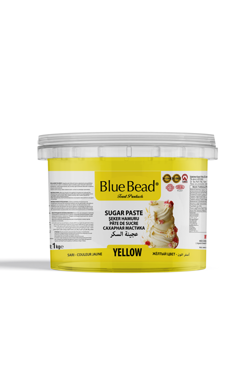 BLUE BEAD ŞEKER HAMURU SARI 1 KG A++ KALİTE