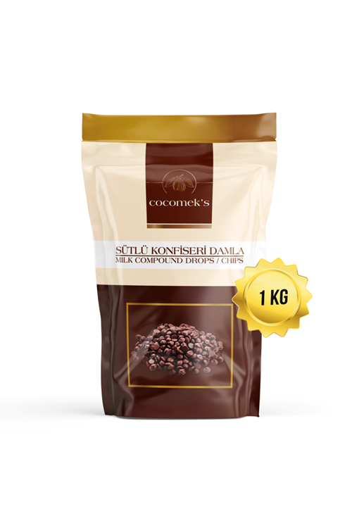 Cocomeks Sütlü Konfiseri Damla Çikolata 1 KG