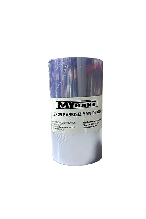15X25 BASKISIZ YAN DEKOR TRANSFER JELATİN (KALIN) MY BAKE