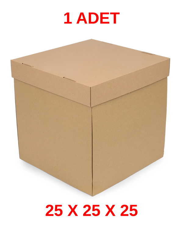 25 X 25 X 25 PASTA TAŞIMA KUTUSU KRAFT BUTİK PASTA KUTUSU