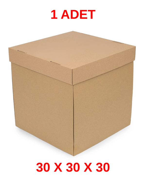 30 X 30 X 30 PASTA TAŞIMA KUTUSU KRAFT BUTİK PASTA KUTUSU
